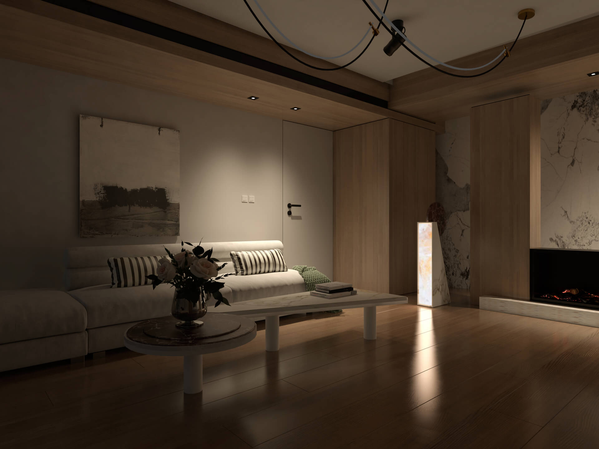 collections leo floor lamp and coffee table with backlight design by mira studio tinified