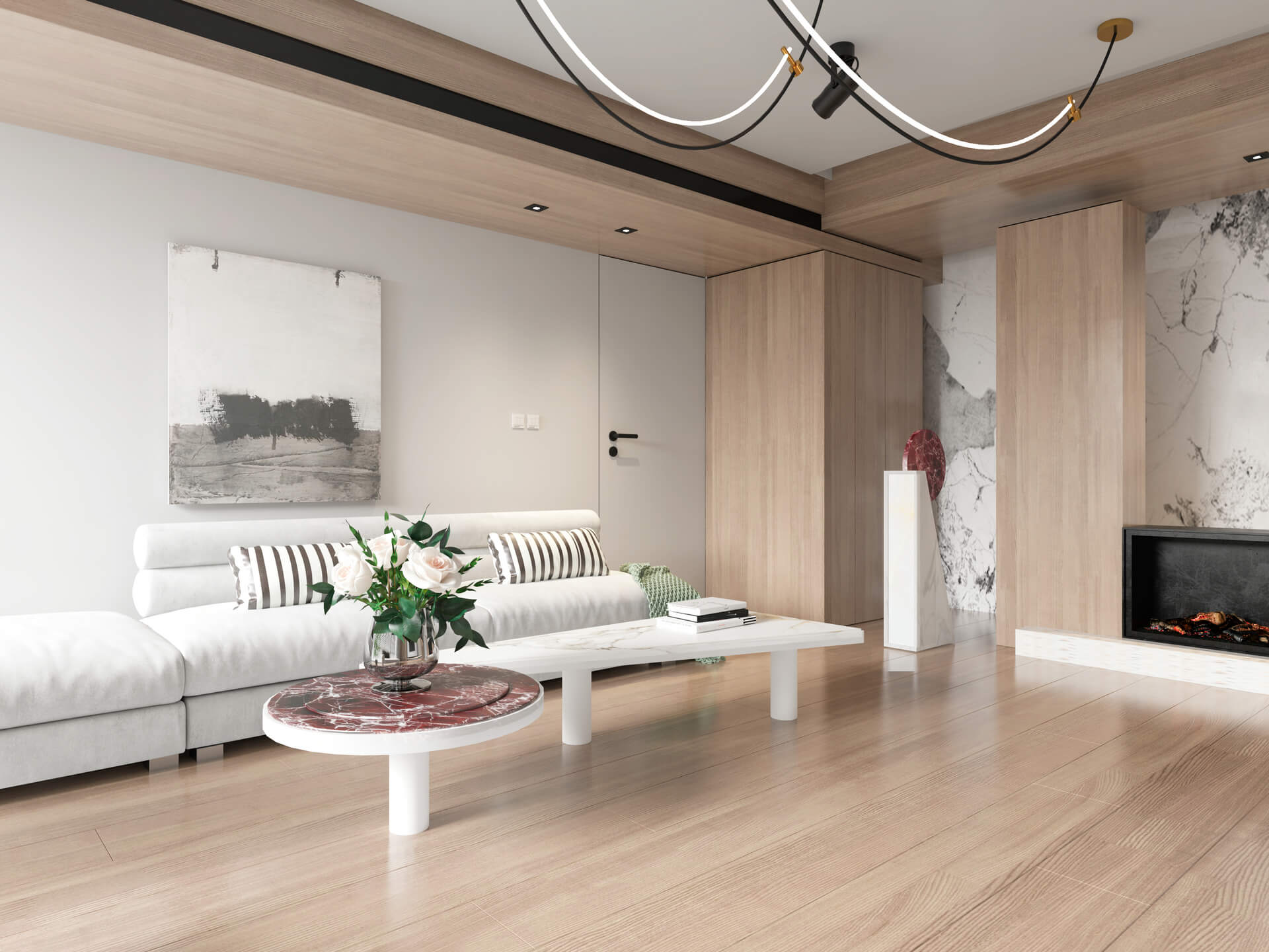 collections leo floor lamp and coffee table without backlight design by mira studio tinified